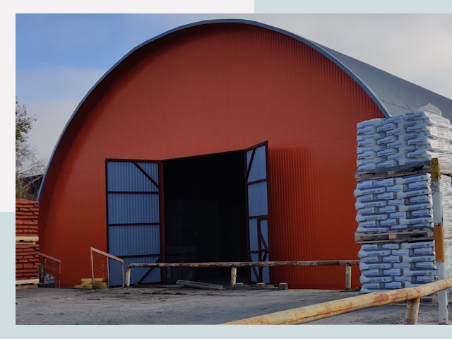 Полукруглые ангары по цене от 609 руб. в Феодосия