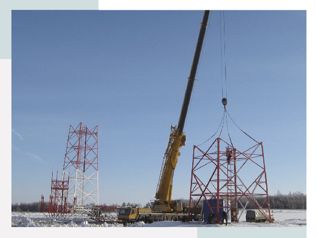 Монтаж вышек связи в Феодосии