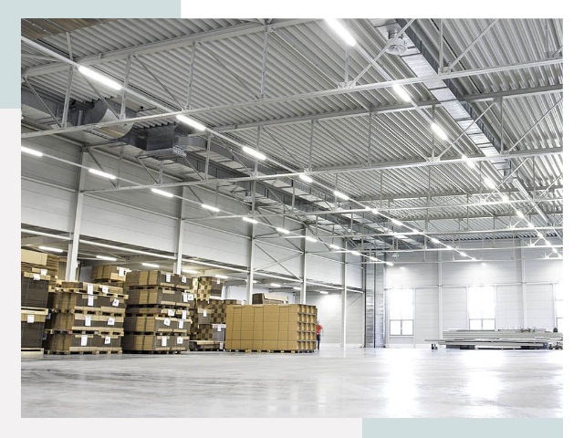 Освещение ангаров в Феодосии