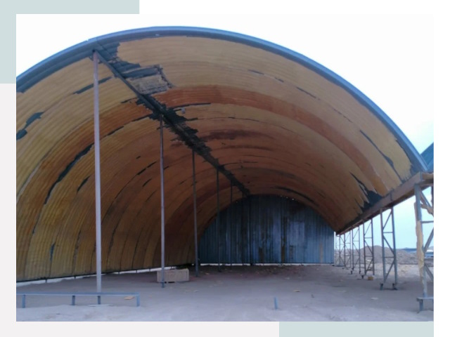 Реконструкция ангаров в Феодосии