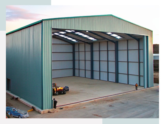 Строительство ангаров в Феодосии